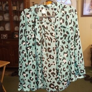 Leopard blouse